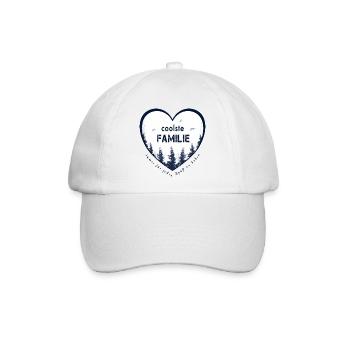 coolste Familie - Baseballkappe - Weiß/Weiß - Vorne