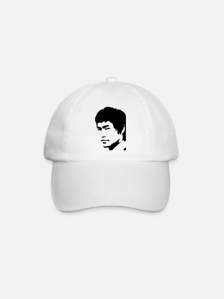 Bruce Lee die Legende - Baseballkappe - Weiß/Weiß