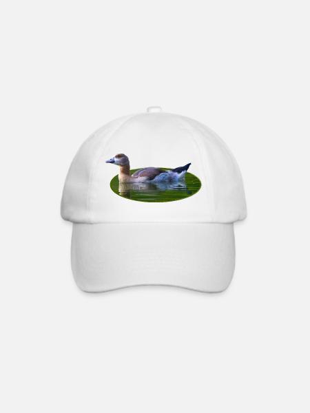 Nilgans Gans Küken - Baseballkappe - Weiß/Weiß