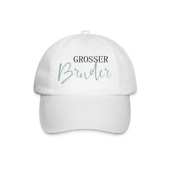 Großer Bruder - Baseballkappe - Weiß/Weiß - Vorne