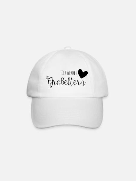 Ihr werdet Großeltern - Baseballkappe - Weiß/Weiß