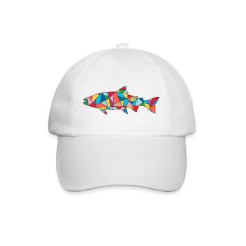 Forellen Angeln Fische Angler Forelle - Baseballkappe - Weiß/Weiß - Vorne