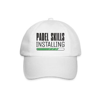 Padeltennis Skills Padelspieler Padel - Baseballkappe - Weiß/Weiß - Vorne
