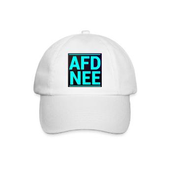 AFD NEE! - Baseballkappe - Weiß/Weiß - Vorne