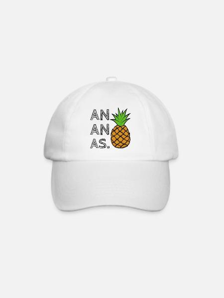 ANANAS. - Baseballkappe - Weiß/Weiß