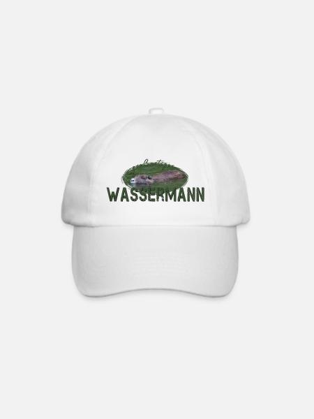 Wassermann Sternzeichen Wassermann - Baseballkappe - Weiß/Weiß