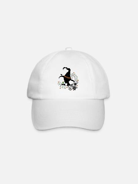 Kräuterhexe Hexe Natur Kräuter Wildpflanzen Bio - Baseballkappe - Weiß/Weiß