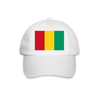 Guinea - Baseballkappe - Weiß/Weiß - Vorne