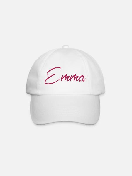 Emma - Baseballkappe - Weiß/Weiß
