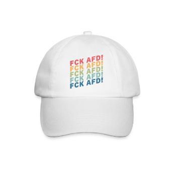 FCK AFD - Baseballkappe - Weiß/Weiß - Vorne