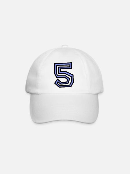 5. 5 JAHRE - Baseballkappe - Weiß/Weiß