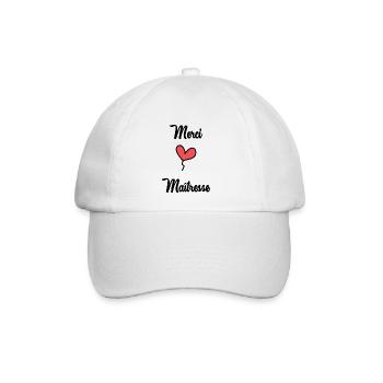 Geliebte - Baseballkappe - Weiß/Weiß - Vorne