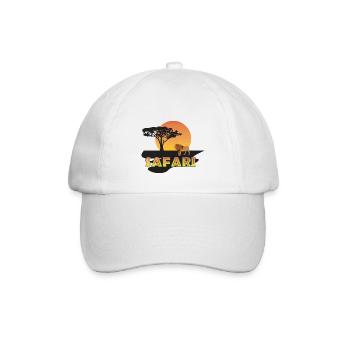 safari - Baseballkappe - Weiß/Weiß - Vorne