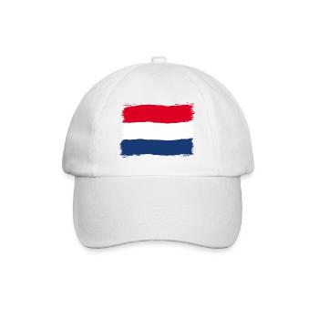 Niederlande - Baseballkappe - Weiß/Weiß - Vorne