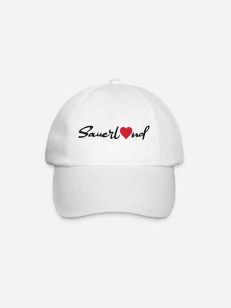 Sauerland Sticker - Baseballkappe - Weiß/Weiß