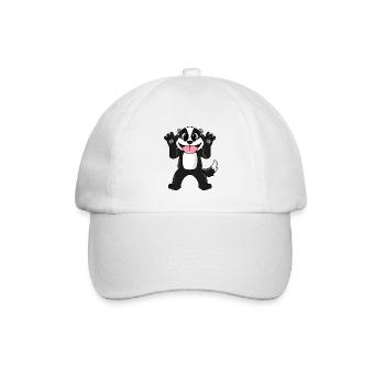 Dachs - Baseballkappe - Weiß/Weiß - Vorne