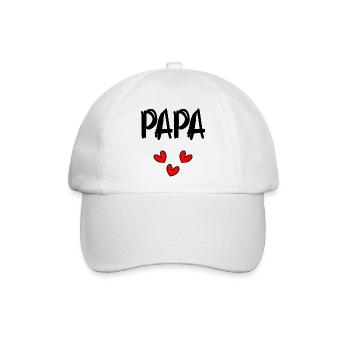 VATERTAG. ALLES GUTE ZUM GEBURTSTAG, PAPA. PAPA. ALLES GUTE ZUM GEBURTSTAG! - Baseballkappe - Weiß/Weiß - Vorne