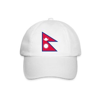 Nepal - Baseballkappe - Weiß/Weiß - Vorne
