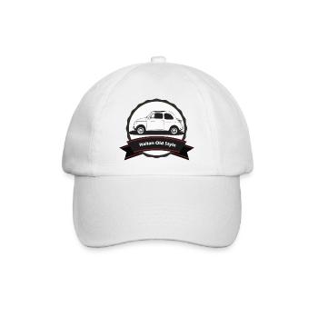 500 - Baseballkappe - Weiß/Weiß - Vorne