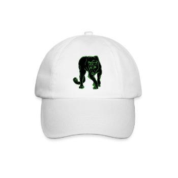 Panther - Baseballkappe - Weiß/Weiß - Vorne