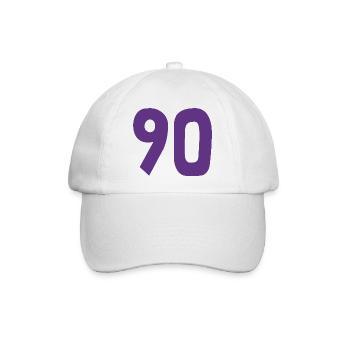 90. 90 JAHRE. 90-JÄHRIGES JUBILÄUM. 90-JÄHRIGES JUBILÄUM. - Baseballkappe - Weiß/Weiß - Vorne