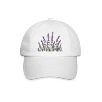 Lavendelhalme Lavendel - Baseballkappe - Weiß/Weiß - Vorne