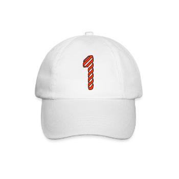 1. 1 JAHR. 1. JAHRESTAG. 1 JAHR GEBURTSTAG - Baseballkappe - Weiß/Weiß - Vorne