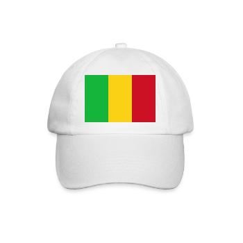 Mali - Baseballkappe - Weiß/Weiß - Vorne