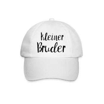 kleiner Bruder - Baseballkappe - Weiß/Weiß - Vorne