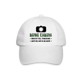 Kamera fotografieren - Baseballkappe - Weiß/Weiß - Vorne
