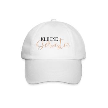 Kleine Schwester - Baseballkappe - Weiß/Weiß - Vorne