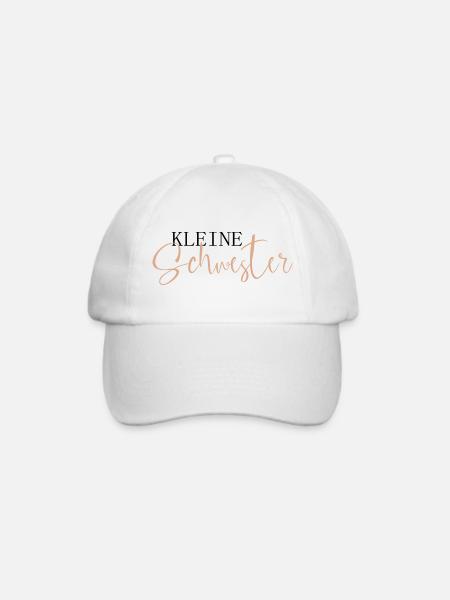 Kleine Schwester - Baseballkappe - Weiß/Weiß