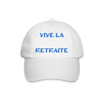 RUHESTAND. RUHESTAND. PENSIONIERT. RUHESTAND - Baseballkappe - Weiß/Weiß - Vorne