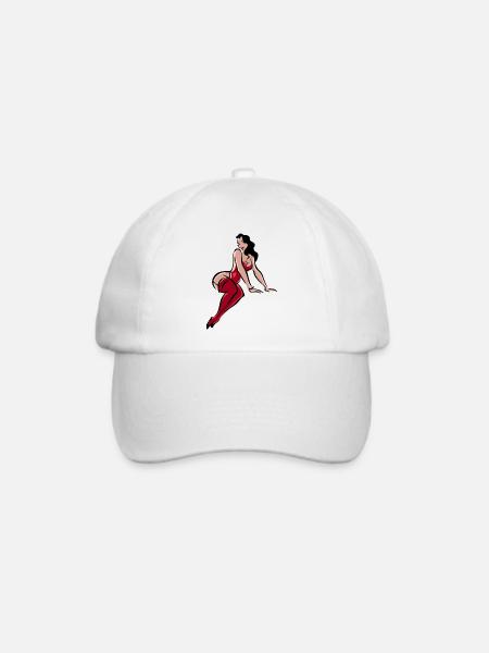 Lady - Baseballkappe - Weiß/Weiß