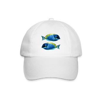 Meeresfisch Bunter Fisch Dori Korallenfisch Korall - Baseballkappe - Weiß/Weiß - Vorne