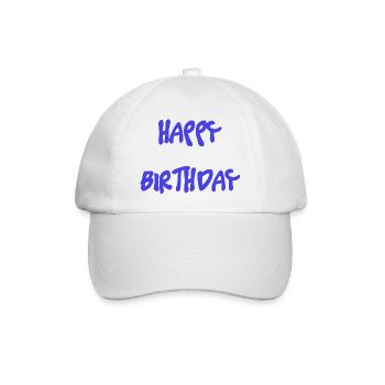1. 1 JAHR. 1. JAHRESTAG. 1 JAHR GEBURTSTAG - Baseballkappe - Weiß/Weiß - Vorne