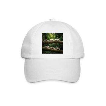 Meeresrauschen Naturkulisse T-Shirt - Baseballkappe - Weiß/Weiß - Vorne