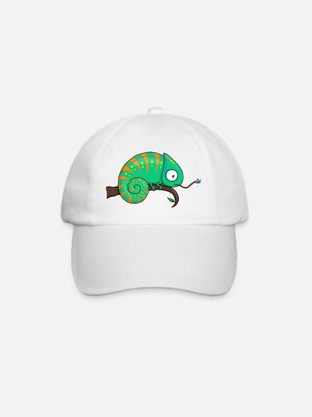 Chameleon Chamäleon - Baseballkappe - Weiß/Weiß