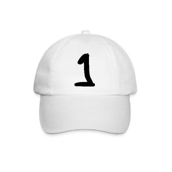 1. 1 Jahr. 1. JUBILÄUM. 1-JÄHRIGES JUBILÄUM - Baseballkappe - Weiß/Weiß - Vorne