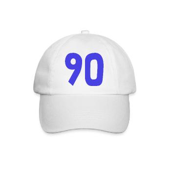 90. 90 JAHRE. 90-JÄHRIGES JUBILÄUM. 90-JÄHRIGES JUBILÄUM. - Baseballkappe - Weiß/Weiß - Vorne