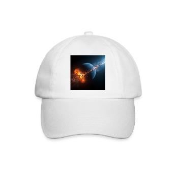 Cosmic Firestarter - Baseballkappe - Weiß/Weiß - Vorne