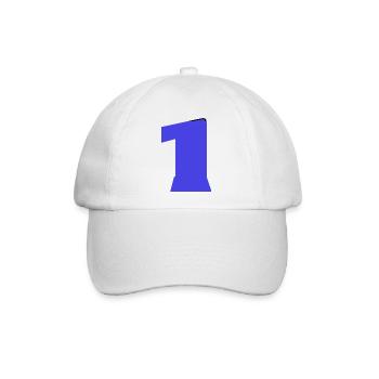1. 1 JAHR. 1. JAHRESTAG. 1 JAHR GEBURTSTAG - Baseballkappe - Weiß/Weiß - Vorne