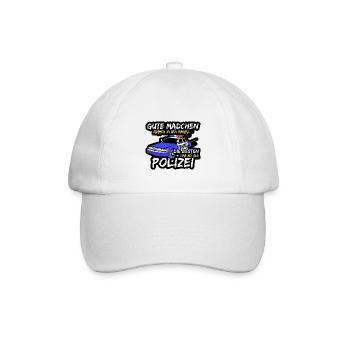Polizistin - Baseballkappe - Weiß/Weiß - Vorne