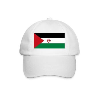 Demokratische Arabische Republik Sahara - Baseballkappe - Weiß/Weiß - Vorne