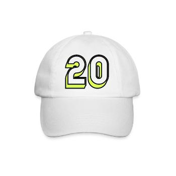 20,20 JAHRE,20-JÄHRIGES JUBILÄUM,20-JÄHRIGES JUBILÄUM - Baseballkappe - Weiß/Weiß - Vorne