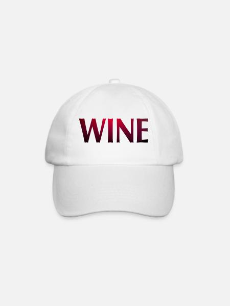 WINE - Baseballkappe - Weiß/Weiß