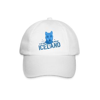 Iceland fox Island - Baseballkappe - Weiß/Weiß - Vorne