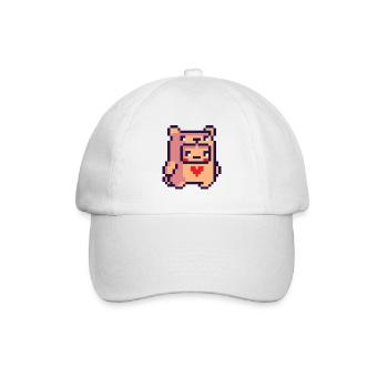 Pixel - Baseballkappe - Weiß/Weiß - Vorne