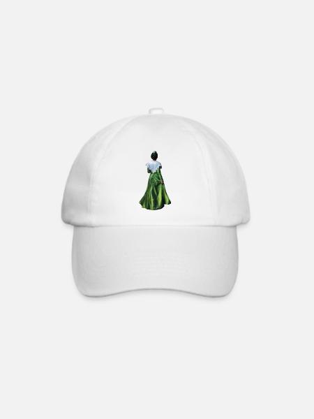 Arlesienne Grün - Baseballkappe - Weiß/Weiß