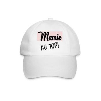 OMA. MAMA. OMA. MUTTERTAG - Baseballkappe - Weiß/Weiß - Vorne